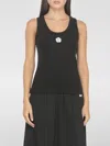 Kenzo Black Viscose Polyester Tops In Black