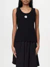 Kenzo Gots Boke Flower 2.0 Embroidered Tank Top In Schwarz