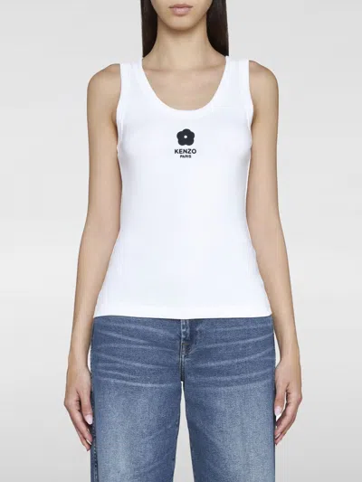 KENZO TOP KENZO WOMAN COLOR WHITE,F75001001