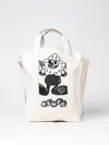Kenzo Tote Bags  Woman Color White In White
