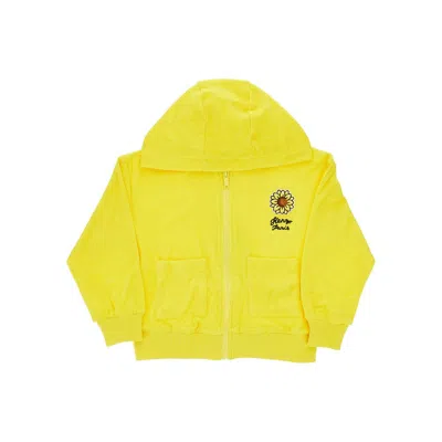 Kenzo Toweling Sweatshirt With Embroidery Kids In Green