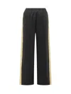 Kenzo Black Relaxed Drawstring Pants In Black