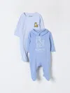 Kenzo Tiger-print Pajamas (set Of Two) In Blue