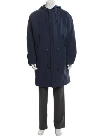 Pre-owned Kenzo Transeasonal 3 In 1 Parka In Blue