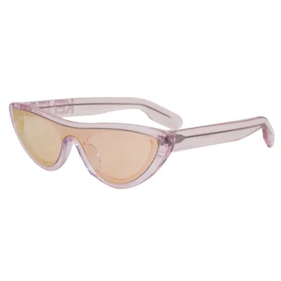Kenzo Transparent Acetate Sunglasses In Pink