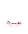 Kenzo Triangular Logo Sunglasses In Pink