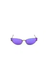 Kenzo Triangular Sunglasses In Purple