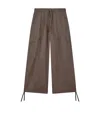 Kenzo Trousers Beige In Brown