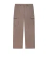 Kenzo Comfortable Trousers Featuring Multiple Pockets In Brown