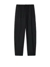 Kenzo Fluid Wool Cargo Jog Pants In Black
