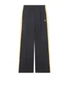 Kenzo Black Relaxed Drawstring Pants In Black