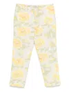 Kenzo Peonies Trousers In White