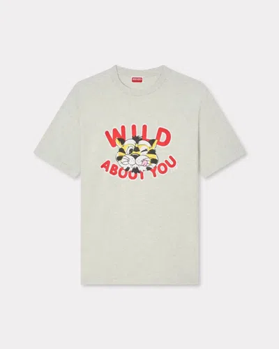 Kenzo Wild Tiger Graphic Print T-shirt In White
