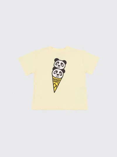Kenzo Tシャツ  Kids ボーイ カラー ベージュ In Yellow