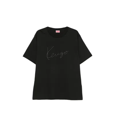 Kenzo T-shirts And Vests In Black