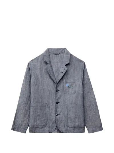 Kenzo Tulip Blazer In Gray
