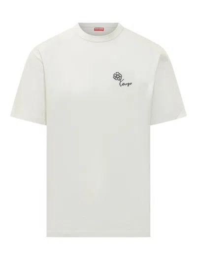 Kenzo Tulip Classic T-shirt In Red