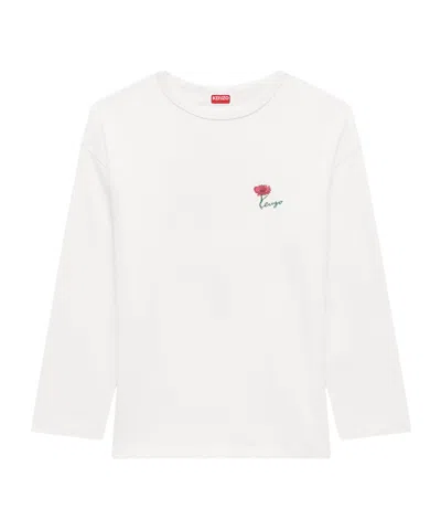Kenzo Tulip-print Long-sleeve T-shirt In Animal Print