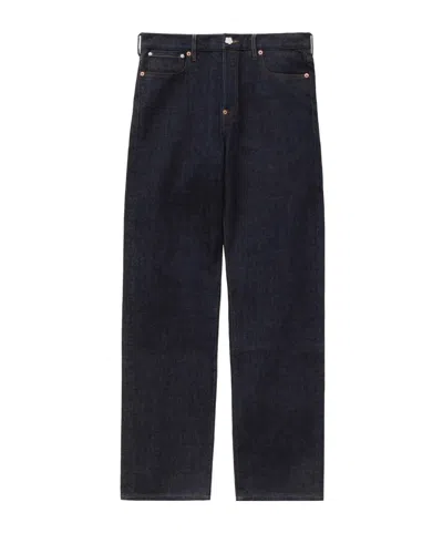 Kenzo ' Tulip' Straight Fit Jeans In Japanese Denim In Black