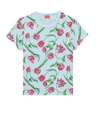 KENZO 'KENZO TULIP' T-SHIRT IN COTTON