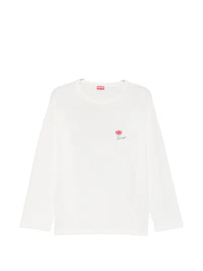 Kenzo Tulip-print Long-sleeve T-shirt In Animal Print