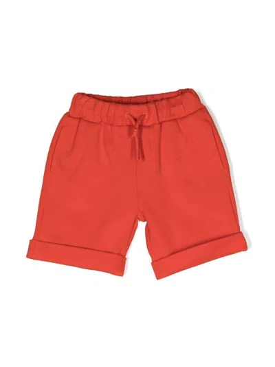 Kenzo Babies' Turn-up Hem Shorts In Red