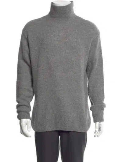 Pre-owned Kenzo Turtleneck Long Sleeve Pullover In Gray