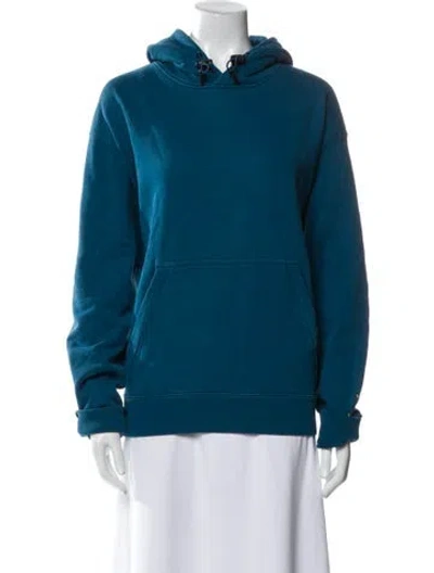 Pre-owned Kenzo Turtleneck Long Sleeve Sweatshirt In Blue