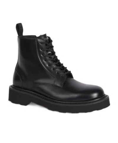 Kenzo ' Ukio' Leather Lace Up Boots In Multi