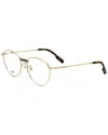 Kenzo Unisex Kz50013u 53mm Optical Frames In Gold