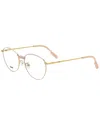Kenzo Unisex Kz50013u 53mm Optical Frames In Gold