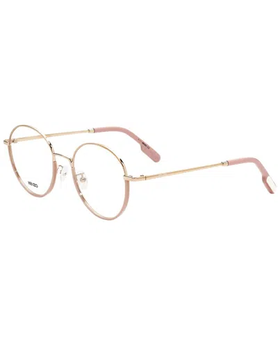 Kenzo Unisex Kz50087u 50mm Optical Frames In Pink