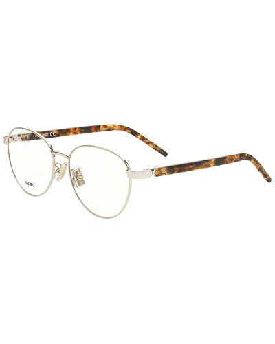 Kenzo Unisex Kz50121u 53mm Optical Frames In Silver