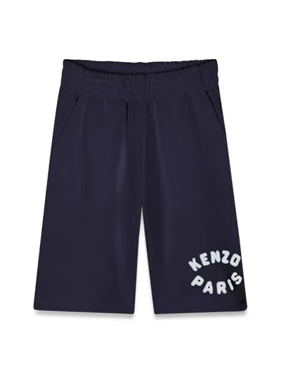 Kenzo Unisex Mini Bermuda Shorts In Blue