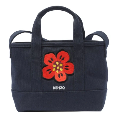 Kenzo Utility Boke Flower Small Tote Bag In Blue