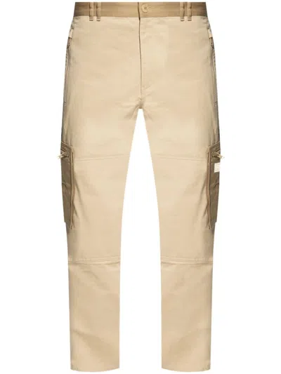 Kenzo Cotton Cargo Pants For Men In Beige