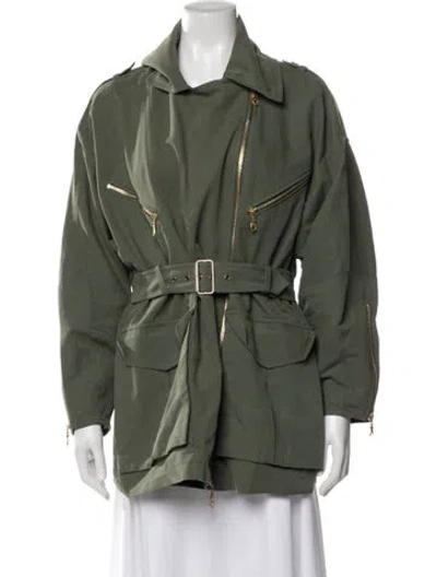 Pre-owned Kenzo Utility Jacket In Green