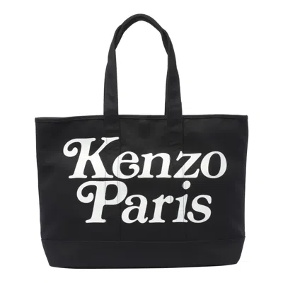 Kenzo Utility Verdy  Paris Tote Bag In Noir