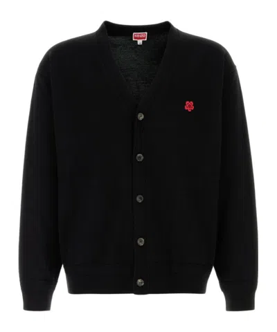 KENZO KENZO V-NECK BUTTONED CARDIGAN