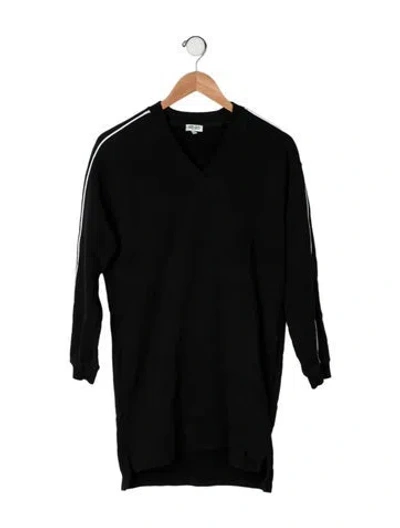 Pre-owned Kenzo Kids' V Neck Casual Dress In Black