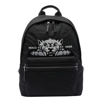 Kenzo Varsity Backpack In Black