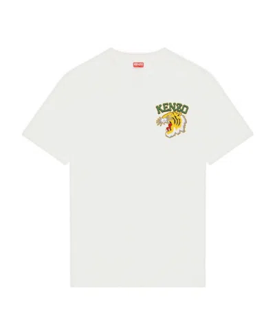 Kenzo Varsity Jungle Patch T-shirt In White