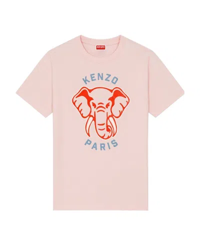 Kenzo Varsity Jungle Printed T-shirt In Pink