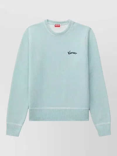 Kenzo Varsity Logo Jumper Cotton Wool Blend