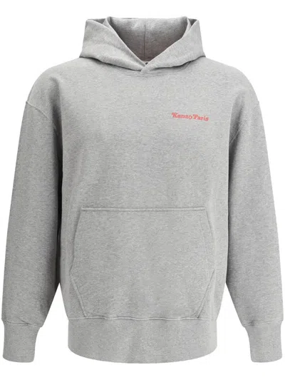 Kenzo Verdy Collection Oversize Hoodie Clothing In 94 Pearl Grey