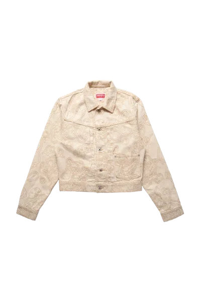 Kenzo Verdy Collection Trucker Jacket White
