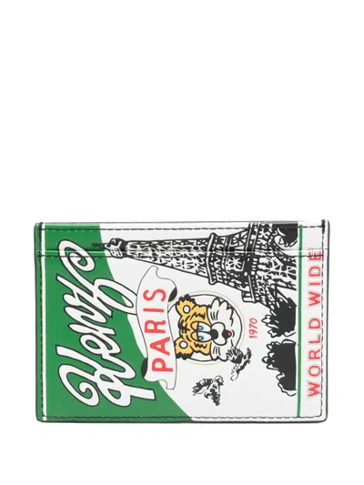 Kenzo Verdy Market Card Holder In Black