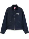 Kenzo Verdy Collection Padded Workwear Jacket In Blue