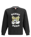 Kenzo Verdy Collection Embroidered Classic Sweatshirt In Black