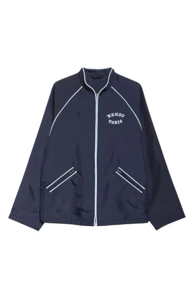 Kenzo Verdy Windbreaker In Mightnight Blue